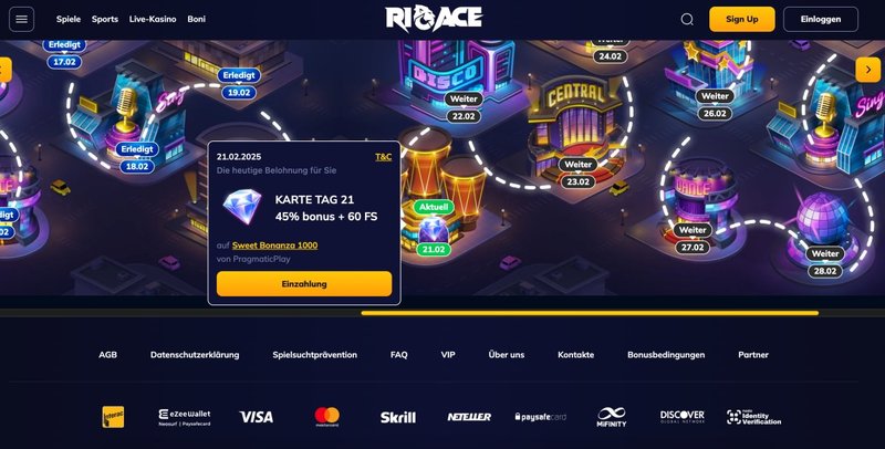 Image: Rioace - Der ultimative Online Casino Erfahrungsbericht aus Deutschland
